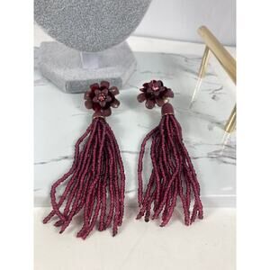 NWOT Boutique Flower Long Earring